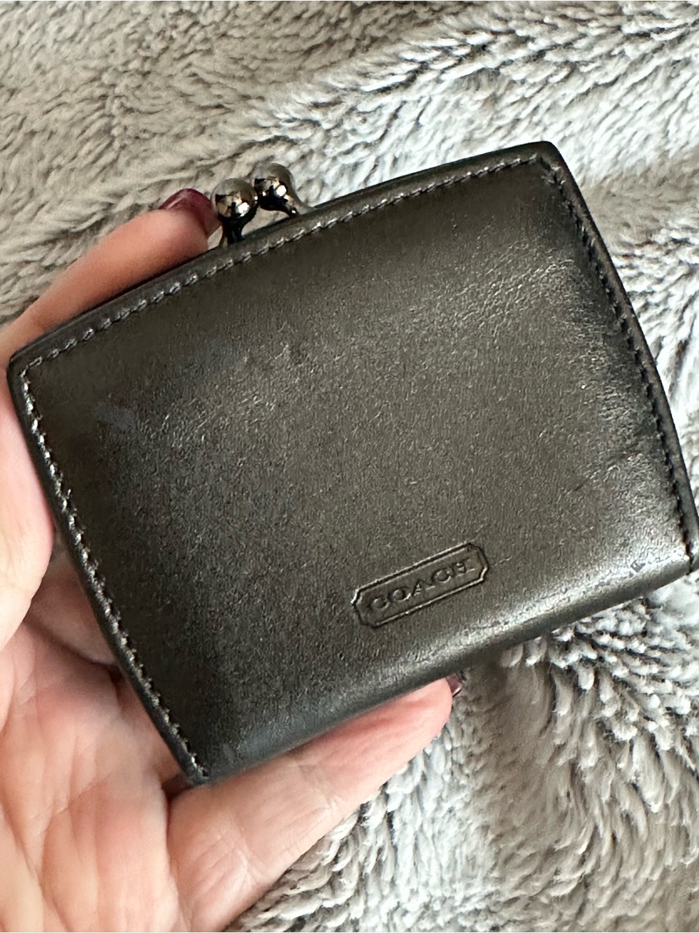Coach Framed Kisslock Coin Case - Picture 8 of 15